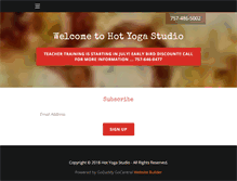 Tablet Screenshot of hotyogavabeach.com